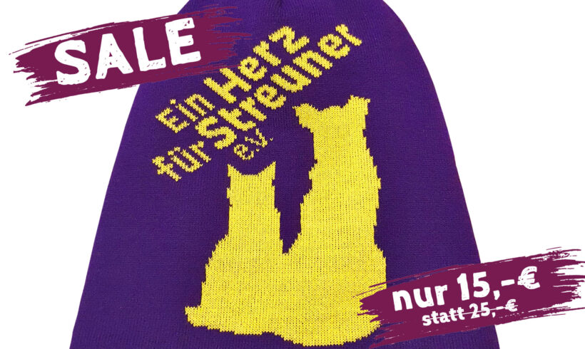 Beanie-Mütze Purple Yellow