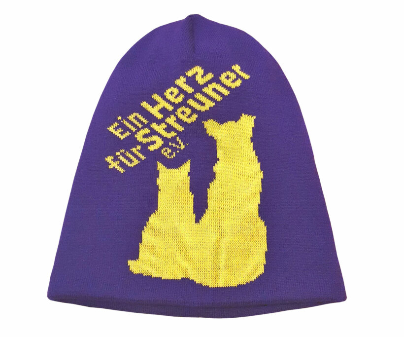 Beanie-Mütze Purple Yellow