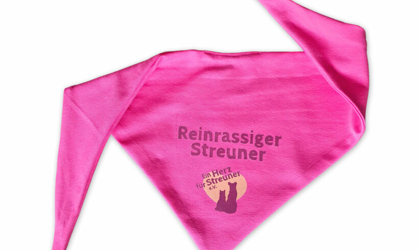 Hundehalstuch Pink